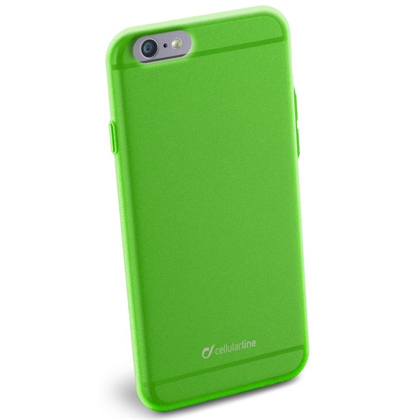 Cellularline Tok, COLOR SLIM, mobiltelefonhoz, gumi, iPhone 6/6S, zöld