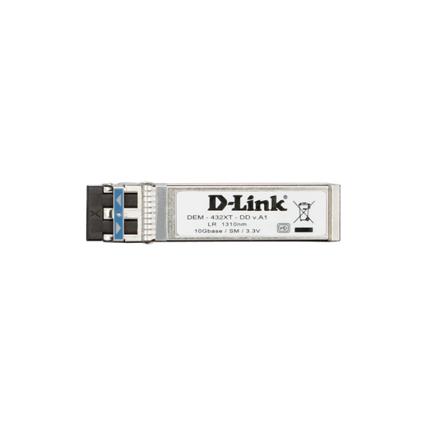 D-LINK Switch SFP+ Modul 10GBase-LR + LC adóvevő, DEM-432XT