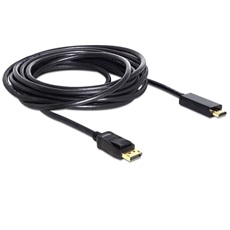 DELOCK kábel Displayport 1.1 male > HDMI-A male passzív 2m fekete