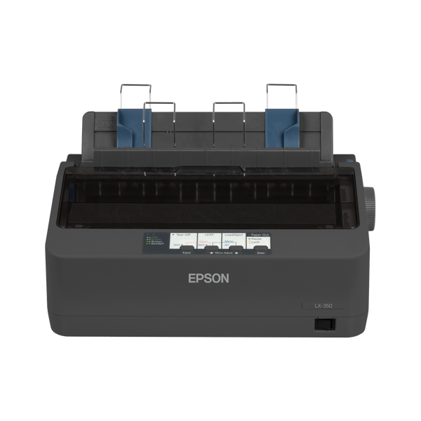 EPSON Mátrixnyomtató - LX-350 (Mechanikus pontmátrix, A4, 9 tű, 347 karakter/s, USB/RS-232)
