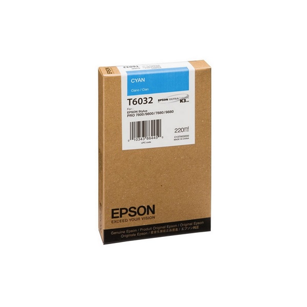 EPSON Tintapatron Cyan T603200 220 ml