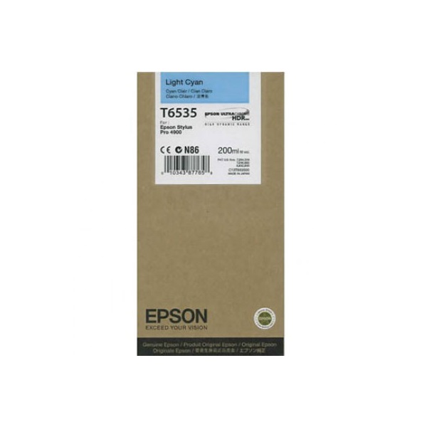 EPSON Tintapatron T6535 Light Cyan Ink Cartridge (200ml)