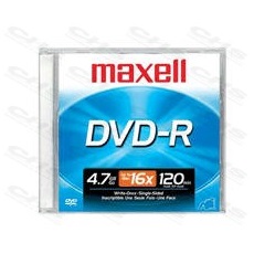 MAXELL DVD lemez -R 4.7GB 16x Slim tok