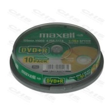 MAXELL DVD lemez +R 4.7GB 10db/Henger 16x