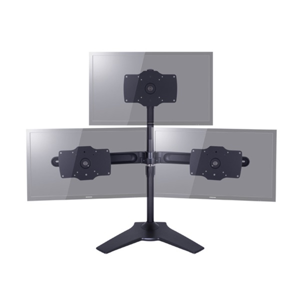 MULTIBRACKETS Asztali állvány (2 képernyős rögzítőkar), M VESA Desktopmount Dual Stand 24-32" (max.VESA: 200x100 mm)