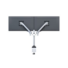 MULTIBRACKETS 2 karos asztali konzol, M VESA Gas Lift Arm Dual Silver (15-32", max.VESA: 100x100 mm, 10 kg)
