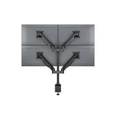 MULTIBRACKETS 4 karos asztali konzol, M VESA Gas Lift Arm Quad Black (15-32", max.VESA: 100x100 mm, 10 kg)