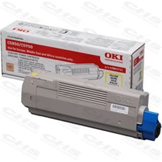 OKI Toner C5850/5950/MC560 sárga 6000/oldal
