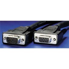 ROLINE kábel Monitor Hosszabbító VGA 15P-15M QUALITY 10m