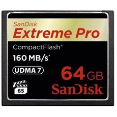 SANDISK 123844, CF Extreme Pro kártya 64 GB, 160MB/sec.