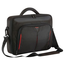 TARGUS Notebook táska Briefcase / Classic 14" Clamshell Case - Black/Red