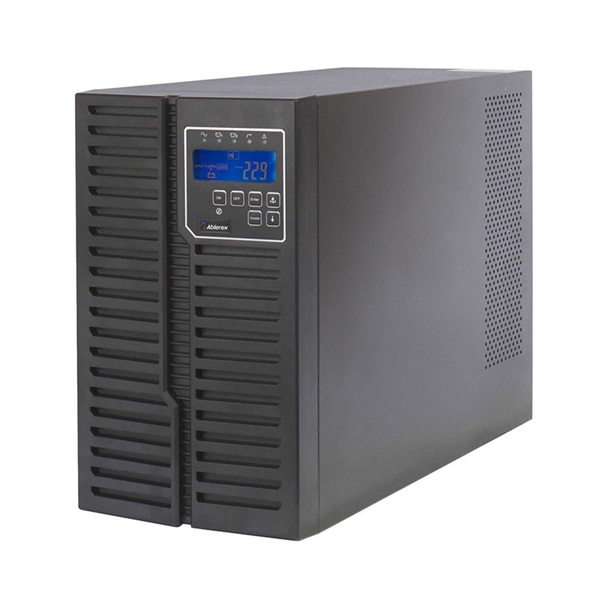 ABLEREX UPS, ARES PLUS, AR3000, 6xIEC + 2xSchuko,3000VA (2700 W) Online kettős konv. szünetmentes tápegység, torony, LCD