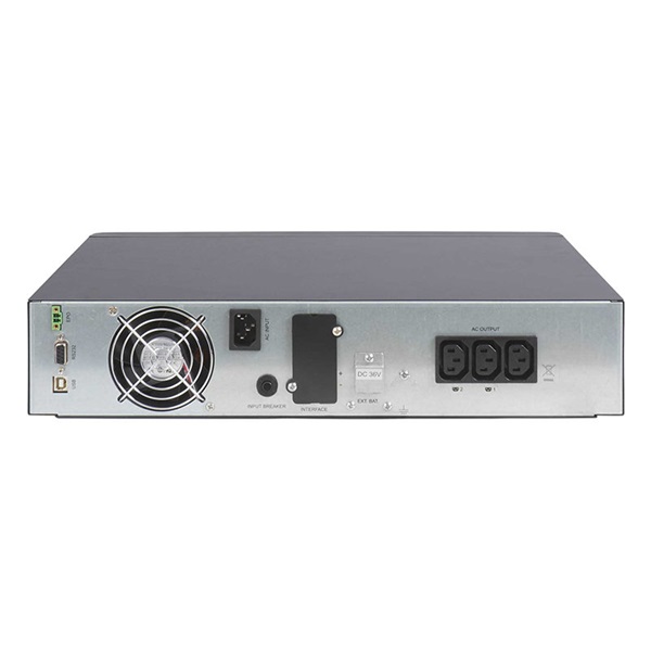 ABLEREX UPS, ARES RT+, 3xIEC, 1000VA (900 W) Online kettős konv. szünetmentes tápegység, LCD
