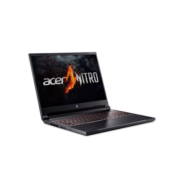 ACER Aspire Nitro ANV16-41-R51J, 16" WUXGA IPS, AMD Ryzen 7-8845HS, 16GB, 1TB SSD, GeForce RTX 4060, DOS, fekete