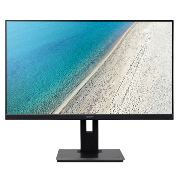 ACER VA LED Monitor B227QAbmiprx 21.5" FHD,16:9, 4ms, 75hz, 100M:1, 250nits, VGA, HDMI, DP, MM , Pivot, fekete