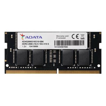 ADATA NB Memória DDR4 16GB 2666Mhz SODIMM