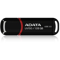 ADATA Pendrive 128GB, UV150 USB 3.1, Fekete