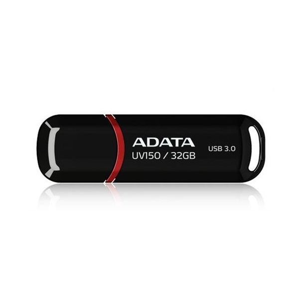 ADATA Pendrive 32GB, UV150 USB 3.1, Fekete