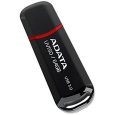 ADATA Pendrive 64GB, UV150 USB 3.1, Fekete