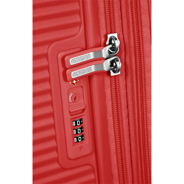 AMERICAN TOURISTER 88472-1226, Cabin luggage (CORAL RED) -SOUNDBOX