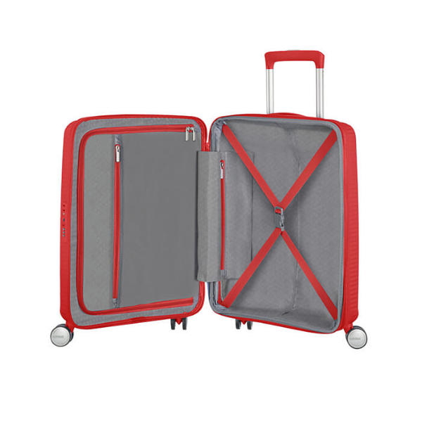 AMERICAN TOURISTER 88472-1226, Cabin luggage (CORAL RED) -SOUNDBOX