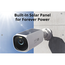 ANKER EUFYCAM3 S330 Biztonsági Kamera Rendszer (2+1) 4K, Beépített Napelem, WiFi-s, vízálló, kültéri - T88713W1