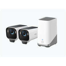 ANKER EUFYCAM S3 Pro Biztonsági Kamera Rendszer (2+1) 4K UHD, Beépített Napelem, BionicMind, kültéri - T88923W1