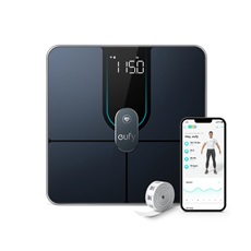 ANKER EUFY Okosmérleg, Smart Scale P2 Pro, WiFi-s, Bluetooth-os, Vízálló, fekete - T9149111