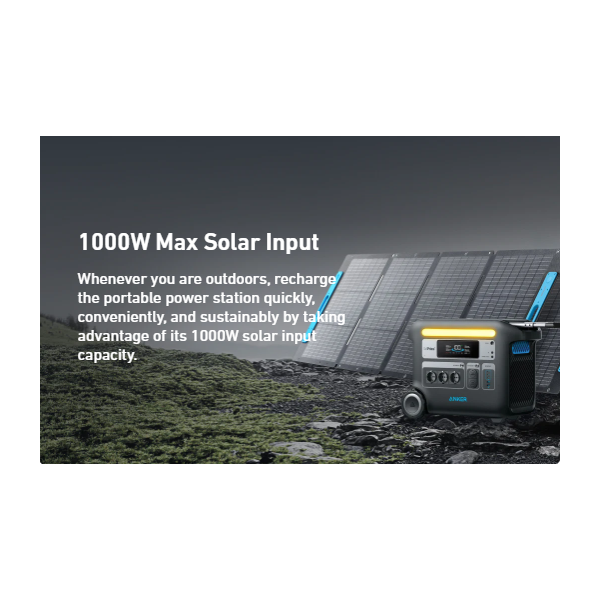 ANKER SOLIX Hordozható Akkumulátor F2000, PowerHouse 767, 2048Wh - 2300W, Bővíthető, EU, fekete