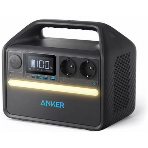 ANKER SOLIX Hordozható Akkumulátor PowerHouse 535, 512Wh - 500W, EU, fekete