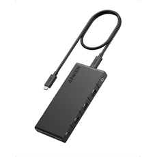 ANKER USB HUB 364 10-in-1, USB-C, Dual 4K HDMI, 2xUSB3.2, 1xLAN, 2xUSB2.0, SD kártyaolvasóval - A83A2G11