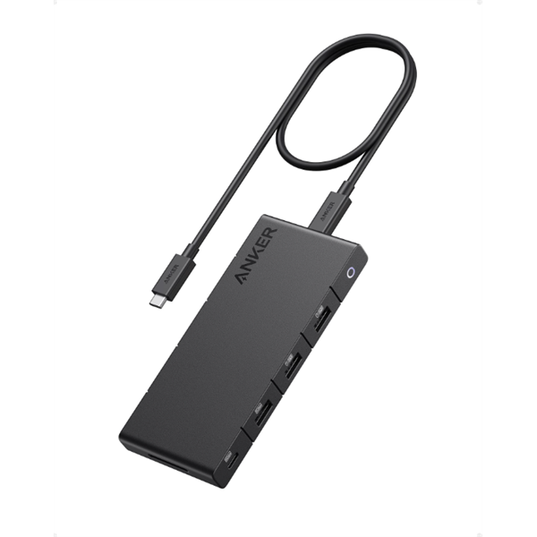 ANKER USB HUB 364 10-in-1, USB-C, Dual 4K HDMI, 2xUSB3.2, 1xLAN, 2xUSB2.0, SD kártyaolvasóval - A83A2G11