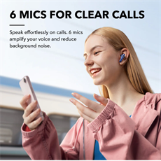 ANKER Vezeték Nélküli Fülhallgató, Soundcore Liberty 4 NC, sötétkék - A3947G31