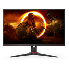 AOC Gaming 155Hz monitor 27" Q27G2E/BK, 2560x1440, 16:9, 250cd/m2, 1ms, 2xHDMI/DisplayPort