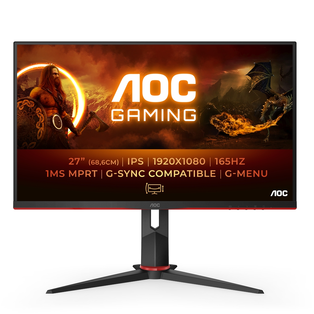 AOC Gamer 165Hz IPS monitor 27