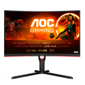 AOC Ívelt Gaming 165Hz VA monitor 27" C27G3U/BK, 1920x1080, 16:9, 250cd/m2, 1ms, 2xHDMI/DisplayPort/4xUSB, hangszóró