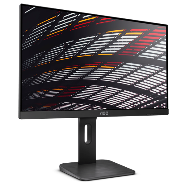 AOC IPS monitor 23.8" 24P1, 1920x1080, 16:9, 250cd/m2, 5ms, VGA/DVI/HDMI/DisplayPort/4xUSB, Pivot, hangszóró