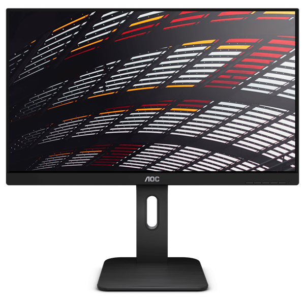 AOC IPS monitor 23.8" 24P1, 1920x1080, 16:9, 250cd/m2, 5ms, VGA/DVI/HDMI/DisplayPort/4xUSB, Pivot, hangszóró