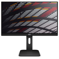 AOC IPS monitor 23.8" 24P1, 1920x1080, 16:9, 250cd/m2, 5ms, VGA/DVI/HDMI/DisplayPort/4xUSB, Pivot, hangszóró