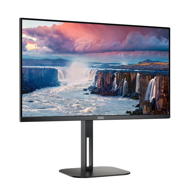 AOC IPS monitor 27" 27V5C/BK, 1920x1080, 16:9, 300cd/m2, 1ms, HDMI/DisplayPort/USB-C/4xUSB, Pivot, hangszóró