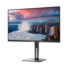 AOC IPS monitor 27" 27V5C/BK, 1920x1080, 16:9, 300cd/m2, 1ms, HDMI/DisplayPort/USB-C/4xUSB, Pivot, hangszóró
