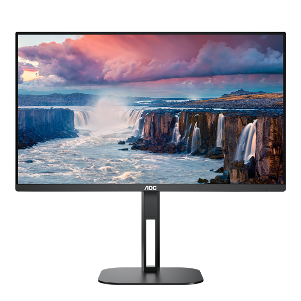 AOC IPS monitor 27" 27V5C/BK, 1920x1080, 16:9, 300cd/m2, 1ms, HDMI/DisplayPort/USB-C/4xUSB, Pivot, hangszóró