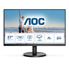 AOC VA monitor 27" Q27B3MA/BK, 2560x1440, 16:9, 250cd/m2, 4ms, 2xHDMI/HDCP/DisplayPort, hangszóró