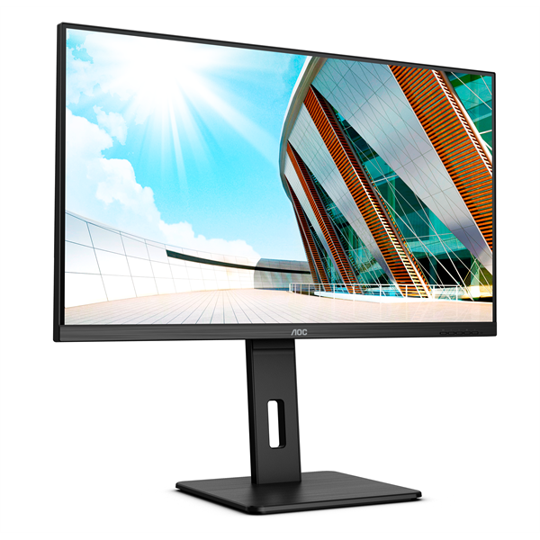 AOC VA monitor 31.5" U32P2, 3840x2160, 16:9, 350cd/m2, 4ms, 2xHDMI/DisplayPort/4xUSB, Pivot, hangszóró