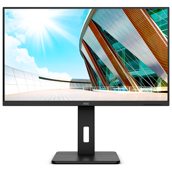 AOC VA monitor 31.5" U32P2, 3840x2160, 16:9, 350cd/m2, 4ms, 2xHDMI/DisplayPort/4xUSB, Pivot, hangszóró