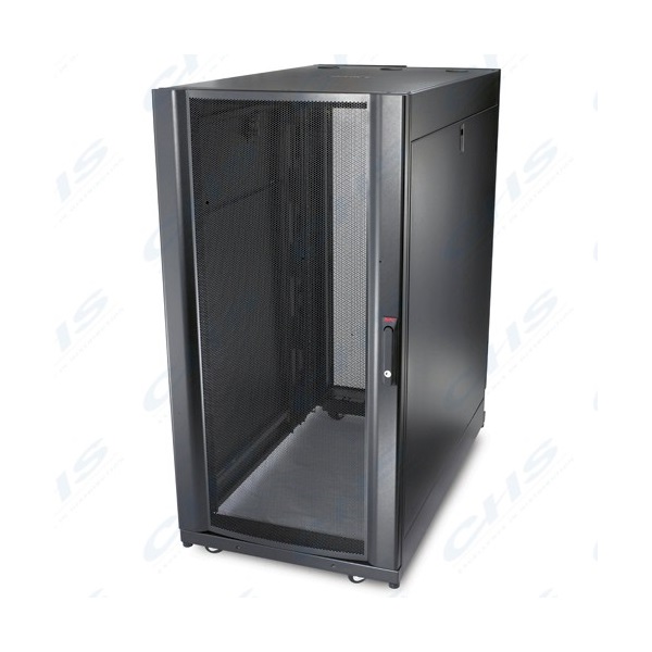 APC AR3104 NetShelter SX zárható rack szekrény 24U magas, (max.1360 kg, 600mm széles x 1070mm mély) fekete