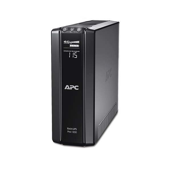 APC Back-UPS BR1200G-GR (3+3 Schuko) 1200VA (720 W) 230, LCD, LINE-INTERACTIVE szünetmentes tápegység, torony