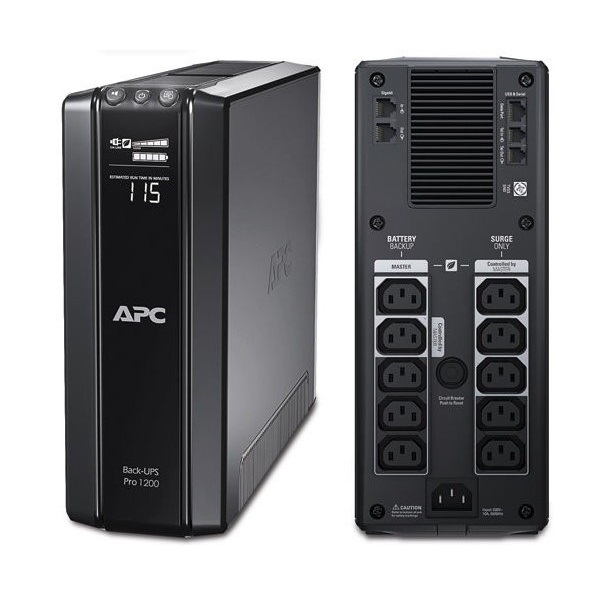 APC Back-UPS BR1200GI  1200VA (720 W) 230, LCD, LINE-INTERACTIVE szünetmentes tápegység, torony