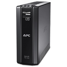 APC Back-UPS BR1500GI (RS) (5+5 C13) 1500VA (865 W) LCD 230V LINE-INTERAKTÍV szünetmentes tápegység, torony - USB