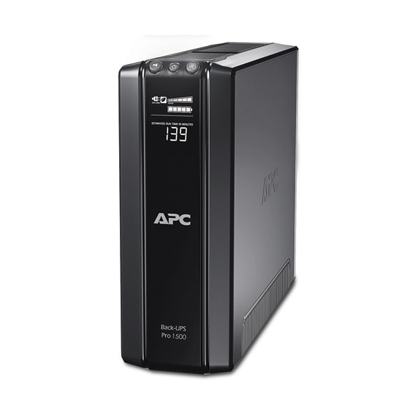 APC Back-UPS BR1500GI (RS) (5+5 C13) 1500VA (865 W) LCD 230V LINE-INTERACTIVE szünetmentes tápegység, torony - USB